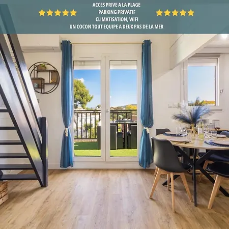 T2 Moderne Vue Les Sablettes Clim- Wifi- Parking